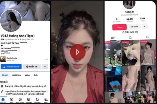 Poster of Clip nóng Vũ Lê Hoàng Ánh tiktoker mới nổi