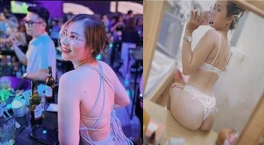 Poster of Khánh Ngân lộ video nhạy cảm tại quán bar