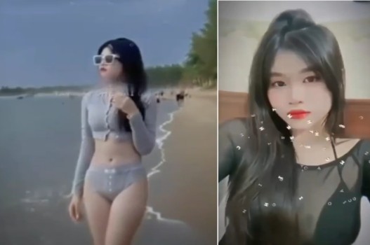 Poster of Kim Anh trên bãi biển bị quan hệ sung sướng rên la