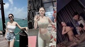 Poster of Lộ Clip sex Như Quỳnh chịch nhau rên la