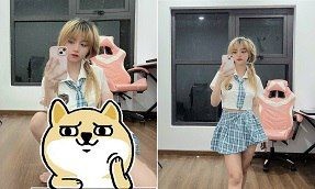Poster of Lộ clip tình dục siêu hấp dẫn của Linh Kute.