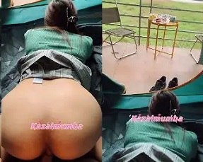 Poster of Video sex địt nhau trong lều khi đi du lịch
