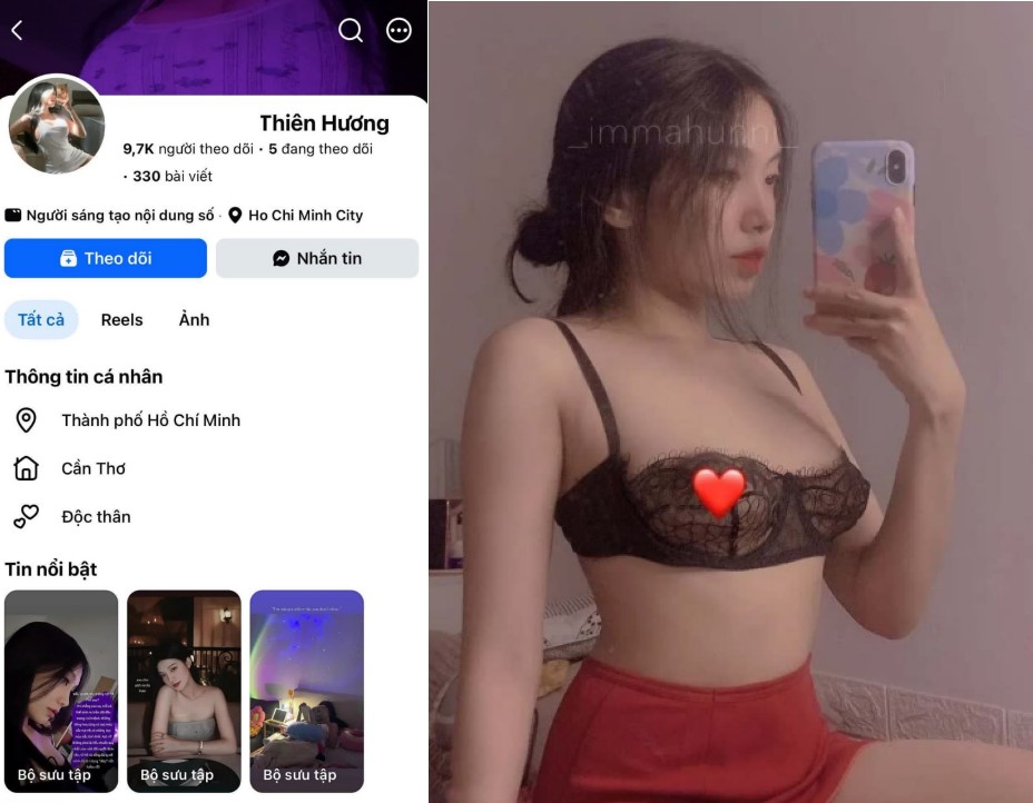 Poster of Video sex em Thiên Hương mông căng